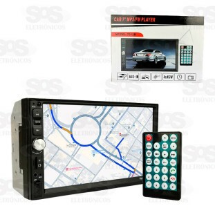 Monitor Veicular 7 Polegadas Com Câmera De Ré Ministar 7010B/7012BB