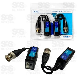 Conector Balun Canal Único UTP Passivo Aitek Sigma P101