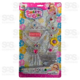 Kit de Beleza Princesas 7 Peças Toy King TK-AB5037