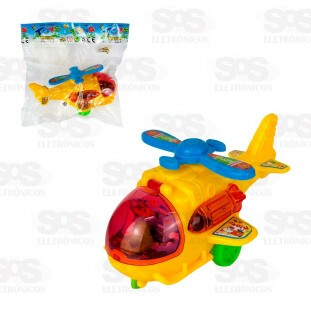 Helicóptero Com Motor À Corda Toy King TK-AB5879