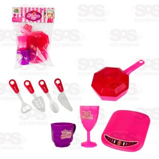 Conjunto Cozinha Infantil 9 Peças Toy King TK-AB5109