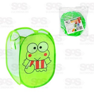 Cesto Dobrável Multiuso Infantil Cores Sortidas Caerus CRS-1920