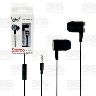 Fone de Ouvido Estéreo Com Microfone Caixa Branca Altomex AT-0201