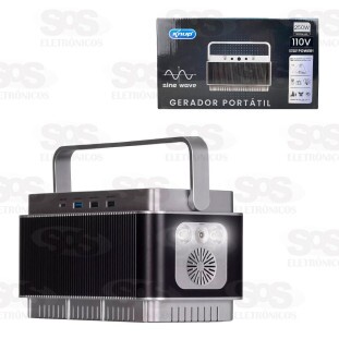 Gerador De Energia Portátil 110V 250W Knup KP-TC17