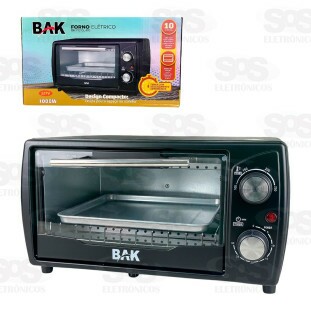 Forno Elétrico Com Timer 10 Litros Bak BK-FE10L-110