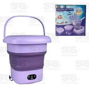 Máquina de Lavar Elétrica Dobrável 8 Litros MLSC-01