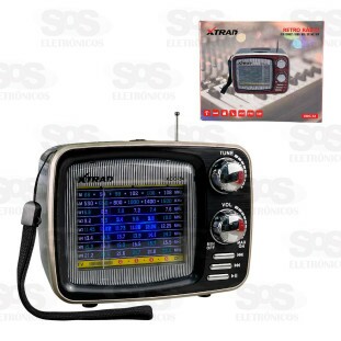 Rádio Retro 5W Bluetooth 8 Bandas Xtrad XDG-34