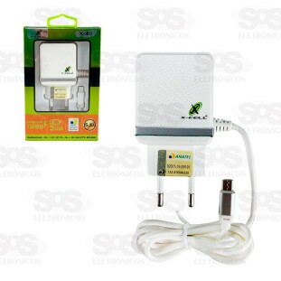 Carregador Micro USB V8 Turbo 5.1A 3 USB X-cell xc-ur12
