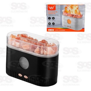Umidificador Difusor De Ar Aromático Lâmpada De Sal 200ML Altomex AL-1683