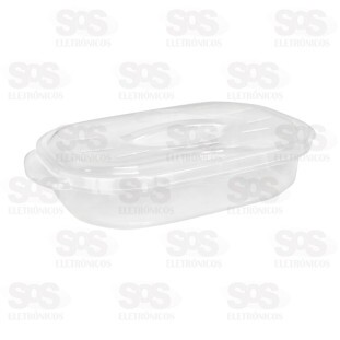 Pote Retangular Multiuso Com Tampa Ercaplast 2862