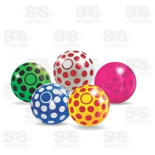 Bola De Vinil Joaninha Cores Sortidas 20CM 2203