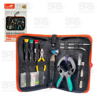 Kit de Ferramentas Precisão 16 Peças Eletromex EL-1704