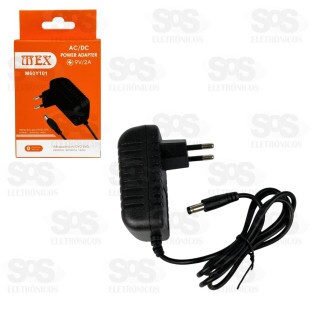 Fonte Bivolt 9V 2A Pino P4 Mex M60Y101