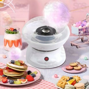 Máquina de Algodão Doce Portátil 110V Cores Variadas