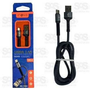 Cabo De Nylon Type C 3.4 1 Metro Inova MD-12465 /cbo