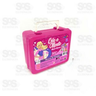 Maleta de Blocos de Montar Barbara Com 84 Peças Mini Toys 6940