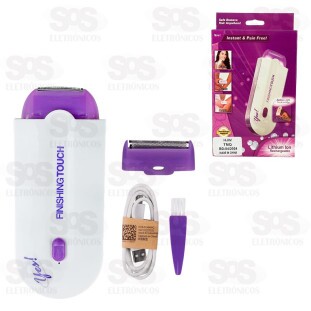 Mini Depilador Portátil Indolor Recarregável 2 Cabeças HX-101