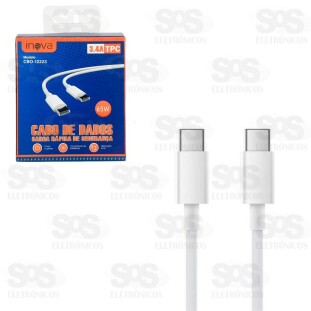 Cabo Type C + PD 65W 1 Metro Inova CBO-12223