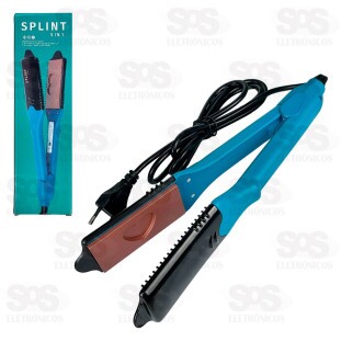 Chapinha Modeladora De Cabelo Cerâmica 5 Em 1 Com Luva