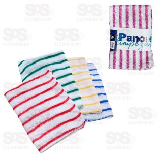 Pano De Fibra Para Limpeza Master Clean 5 Unidades Top Útil TOP1406