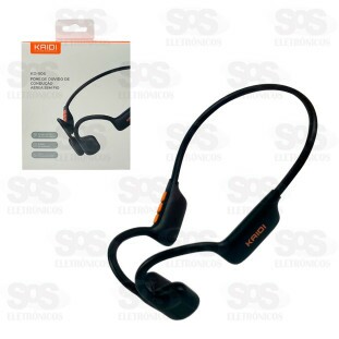 Fone De Ouvido Sem Fio Esportivo Condução Óssea Bluetooth Kaidi KD-906