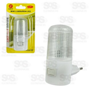 Luz Noturna Luminária LED de Tomada Bivolt HX6210
