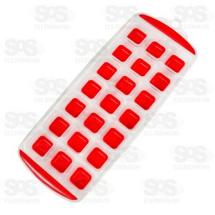 Forma Para Gelo Fundo De Silicone 21 Divisões Top Útil TOP0367