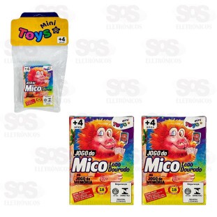 Jogo Do Mico e Jogo Da Memória 2 Unidades Mini Toys 0225A