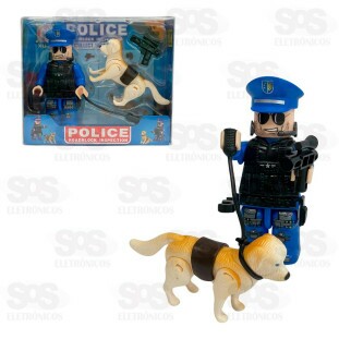 Boneco De Montar Coleção Police Toy King TK-AB7986