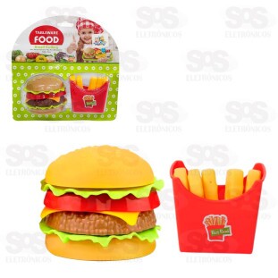 Hambúrguer e Batatinhas Toy King TK-AB2103