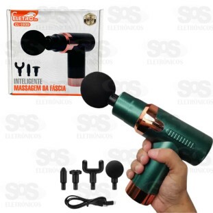 Massageador Muscular Recarregável 6 Velocidades Eletromex EL-1939