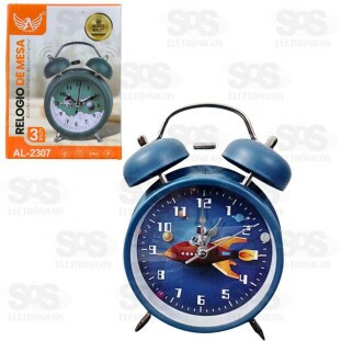 Relógio Retrô Analógico de Astronauta Altomex AL-2307