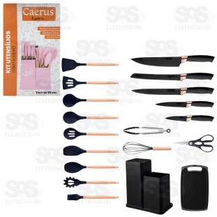 Kit Utensílios Bon Appetit Com 19 Peças Caerus CRS-2188