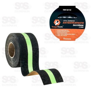 Fita Adesiva Antiderrapante 3 Metros TroyaTools TRY-0114