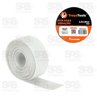 Fita Para Vedação 3.2Mx38MM Branca TroyaTools TRY-0133