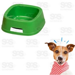 Comedouro Quadrado Para Animais N° 2 Cores Variadas