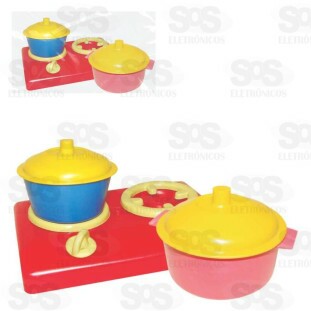 Kit Fogão Com 2 Panelas Master Cozinha Na Solapa 350S