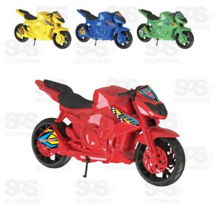 Moto De Brinquedo 30cm Colorida Daytona 380S