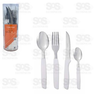 Jogo de Talheres Inox 16 Peças Caerus CRS-2670