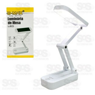 Luminária De Mesa Recarregável Touch B-Max BM-F1016