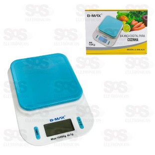 Balança Digital De Cozinha Até 15Kg B-Max BM-A23