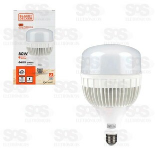Lâmpada LED 80W Alta Potência Black+Decker BDAP-6400