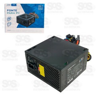 Fonte ATX Para Computador 500W Bivolt Aitek ATF-500