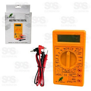 Multímetro Digital Com Cabo X-Cell XC-MD-830D