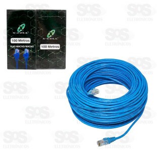 Cabo De Rede CAT6/UTP 100 Metros X-Cell XC-CAT6-100