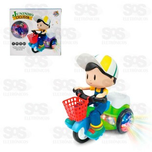 Juninho Ciclista Com Luzes e Sons Toy King TK-2367