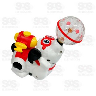 Cachorro Solta Fumaça Com Luzes e Sons Toy king TK-AB7122