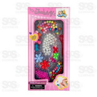 Kit Miçanga Infantil 50 Peças Toy King TK-AB6497