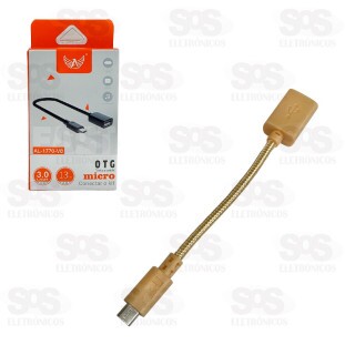 Cabo Adaptador OTG Micro V8 Para USB 3.0 Altomex AL-1770-V8