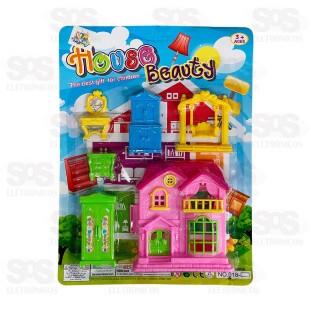 Conjunto Minha Casinha 6 Peças Toy King TK-AB4043